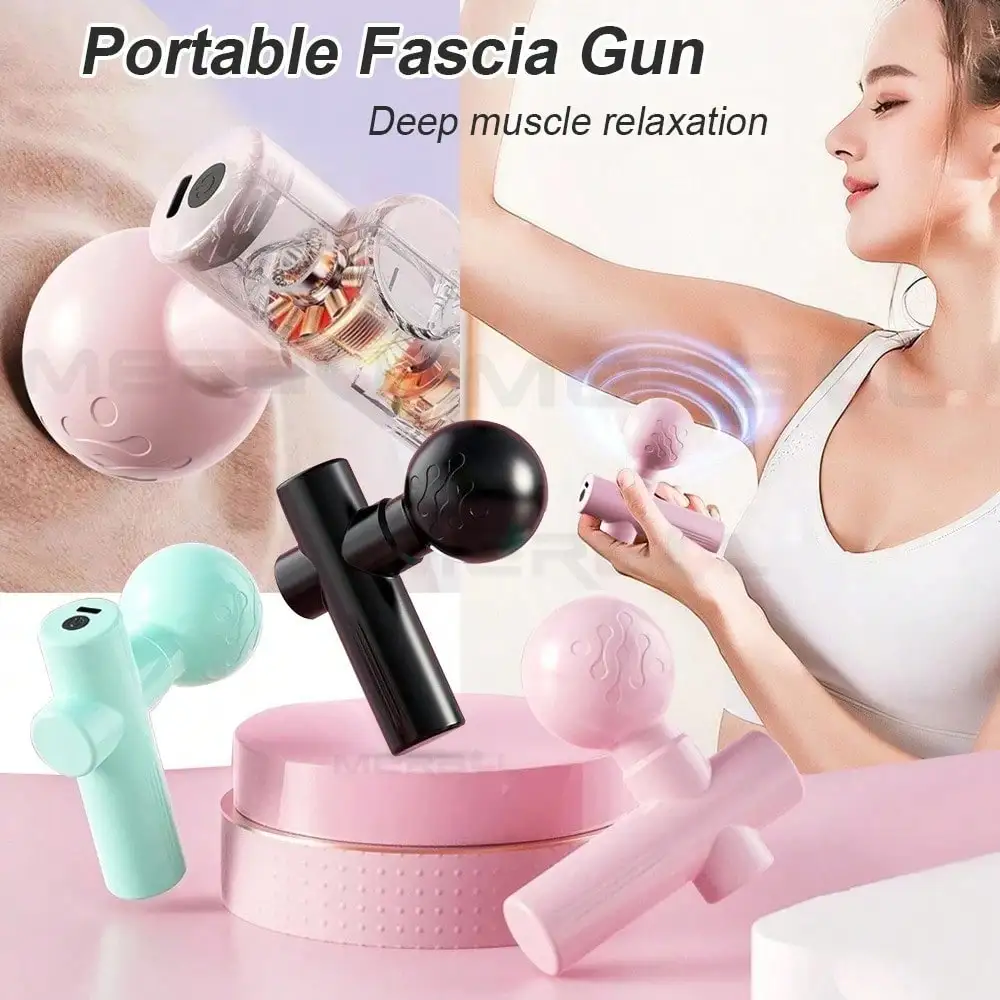 Vibration Massage Gun - 2026 Mini Masaj Tabancası Fasya Makinesi