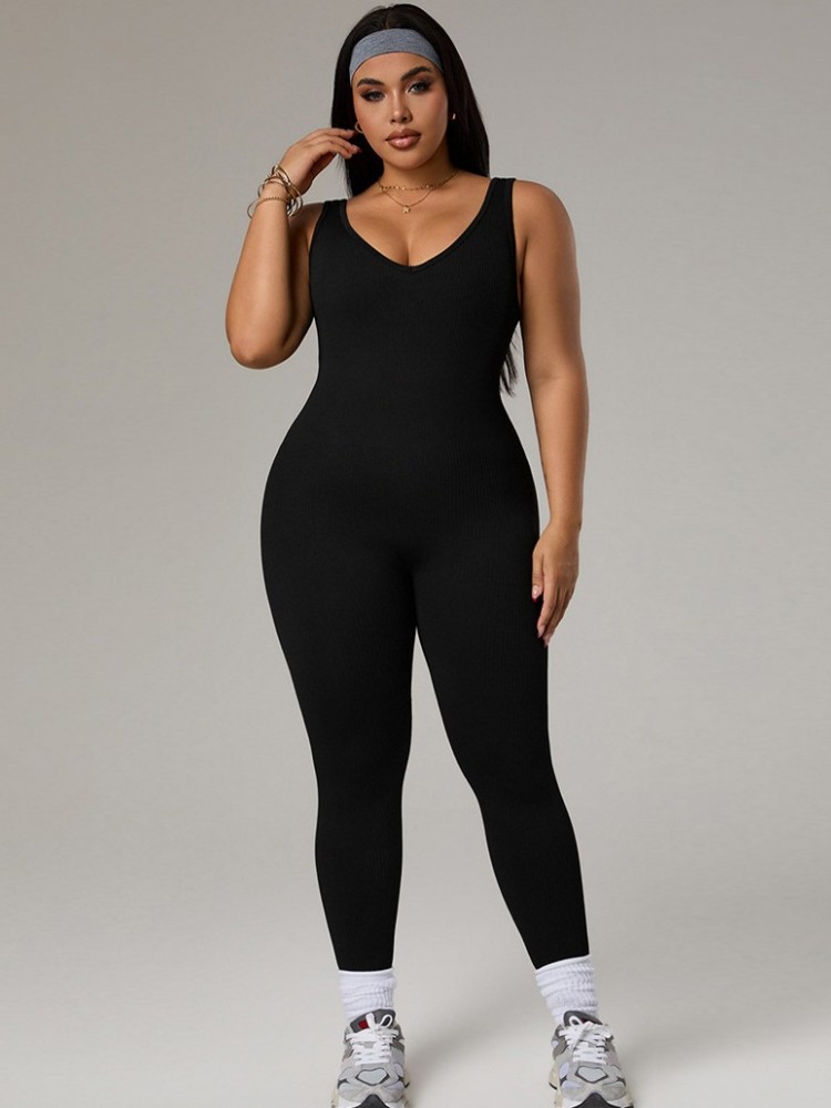Yoga Fitness Outfit - Büyük Beden Kadın Eşofman Takımı Spor
