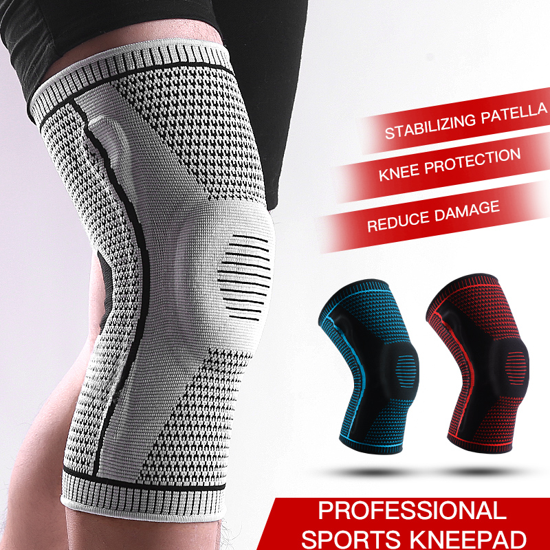 Knee Sleeve Compression - Patella Jel Pedli Kaymaz Diz Desteği