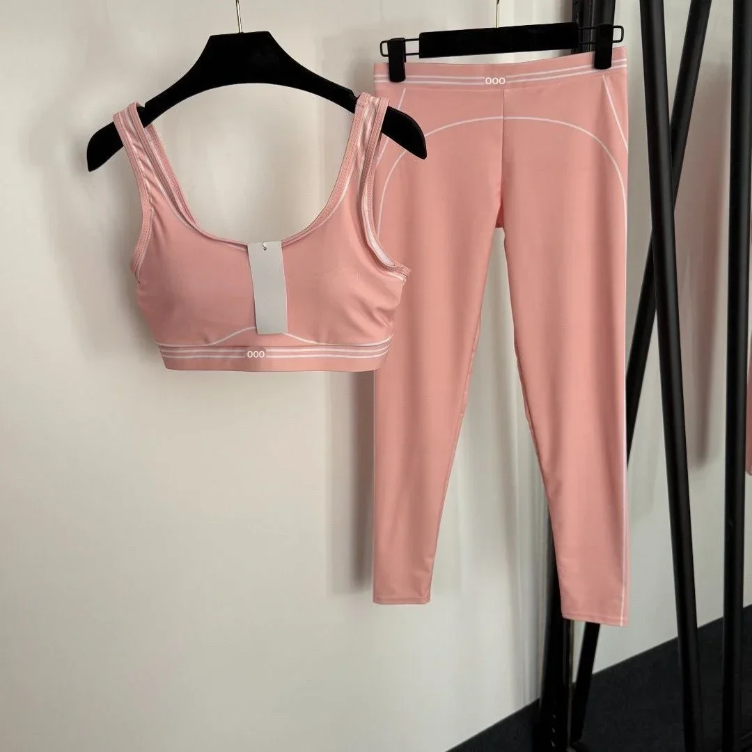 Yoga Fitness Outfit - Atlet ve Pantolon İki Parçalı Nefes