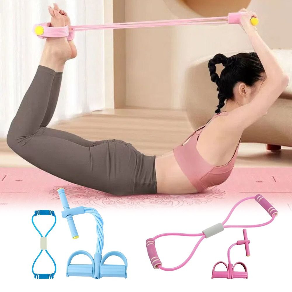 Yoga Fitness Youtube - 6 Tüplü Direnç Bantları Fitness Ekipman