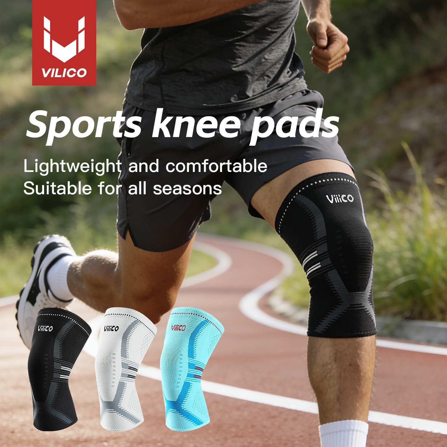 Knee Sleeve Compression - Kadınlar ve Erkekler için 1 Adet