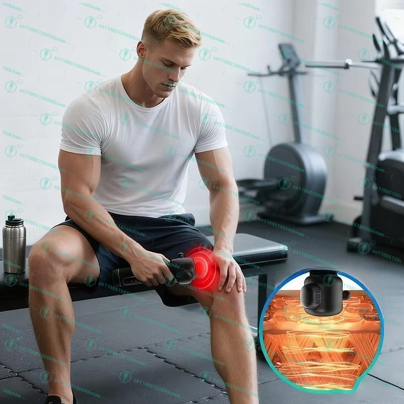 Vibration Massage Gun - Profesyonel 4 Başlıklı Güçlendirici Spor Titreşimli
