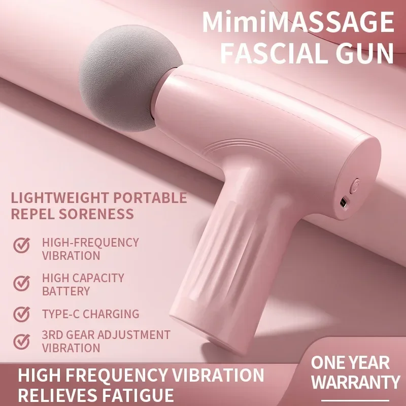 Kas Mini Pembe Masaj Tabancası - Vibration Massage Gun incelemesi ve fiyatı
