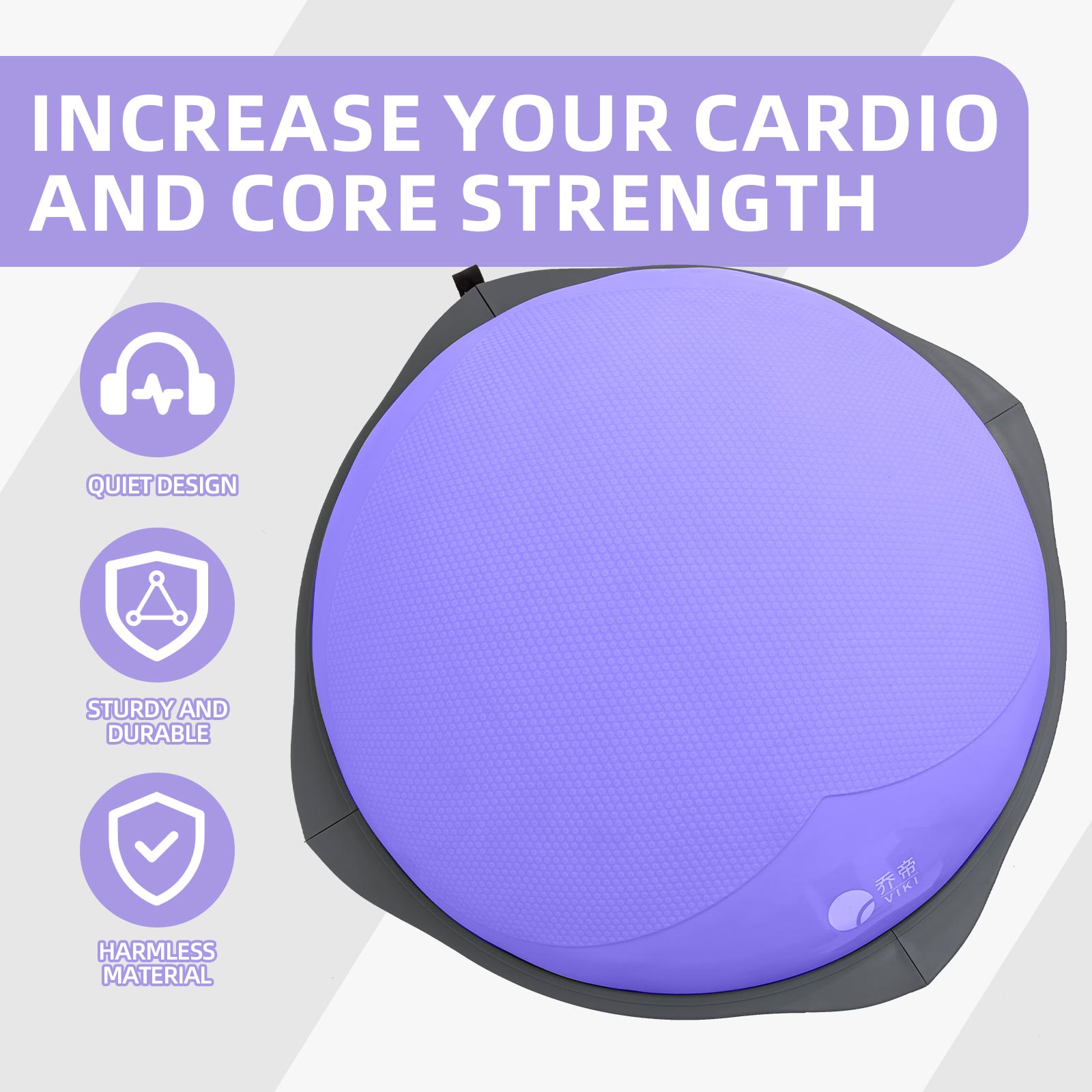 70cm Bosu Denge Topu, Ahşap Ta - Yoga Fitness Gym incelemesi ve fiyatı