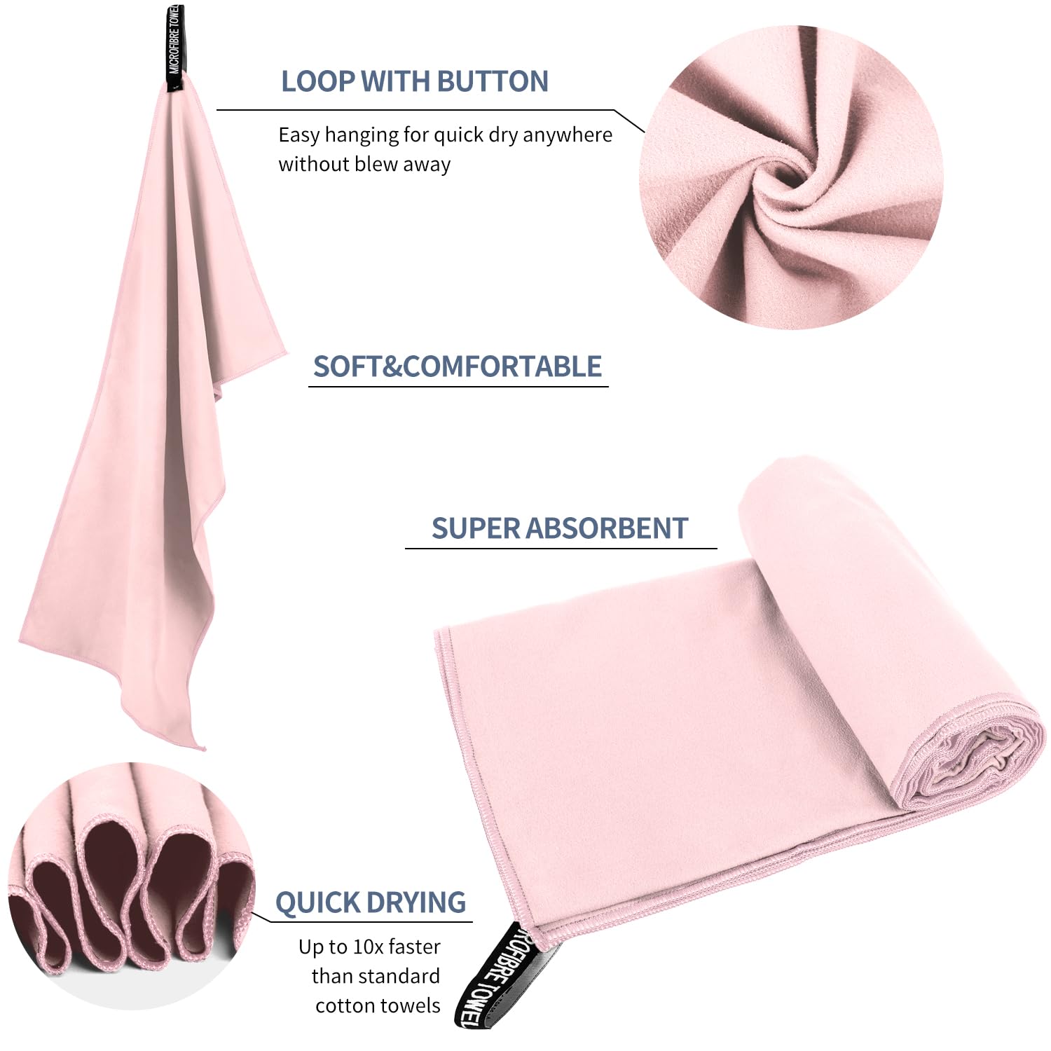 1 adet 40x80cm mikrofiber spor - Yoga Fitness Gym incelemesi ve fiyatı