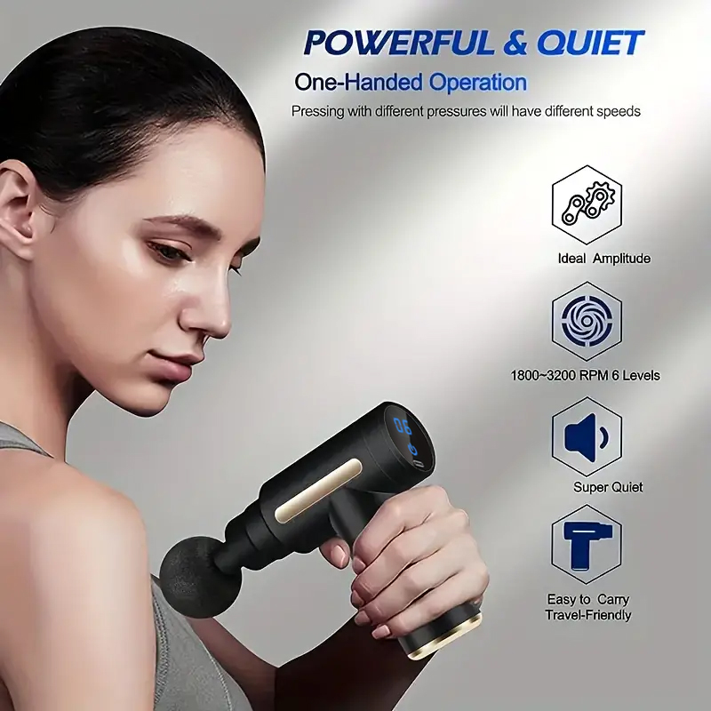 Mini taşınabilir fasya masaj t - Vibration Massage Gun incelemesi ve fiyatı