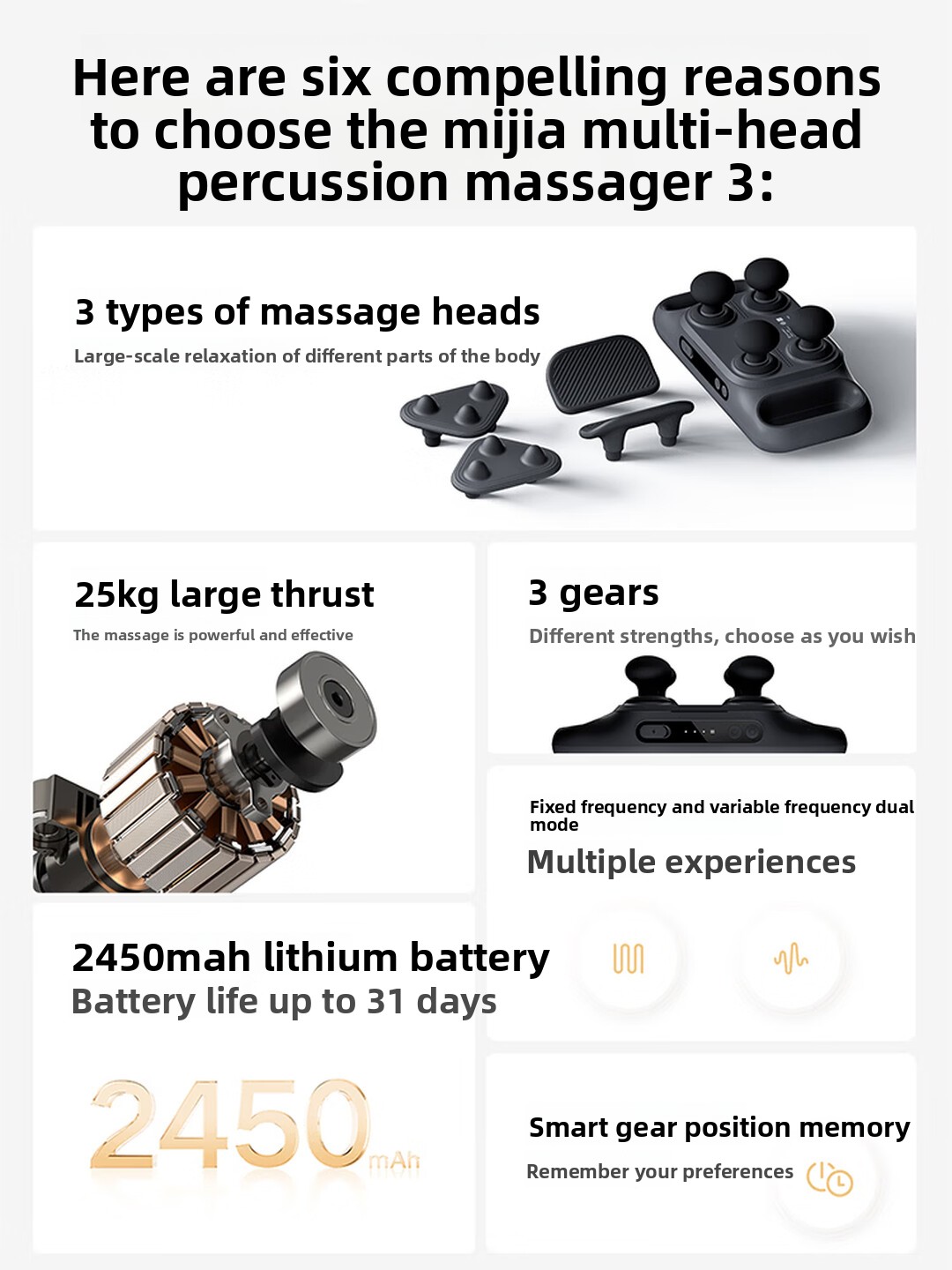 Mijia Çok Başlıklı Masaj Aleti - Vibration Massage Gun incelemesi ve fiyatı