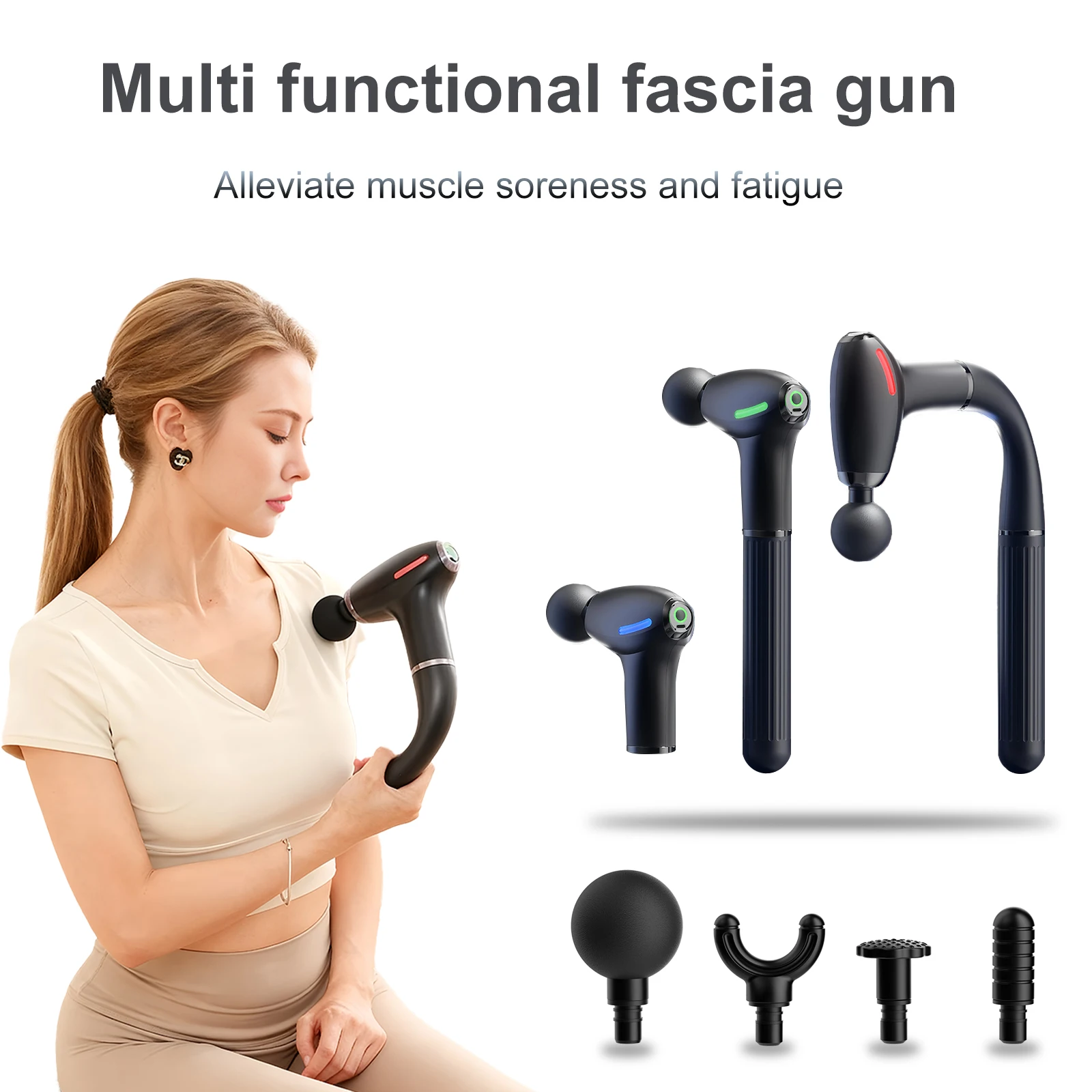 Çok fonksiyonlu fasya tabancas - Vibration Massage Gun incelemesi ve fiyatı